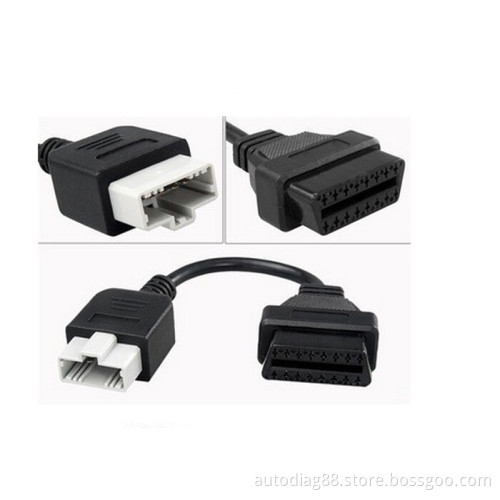 for Honda 5pin Male to 16pin OBD Obdii Female Connector